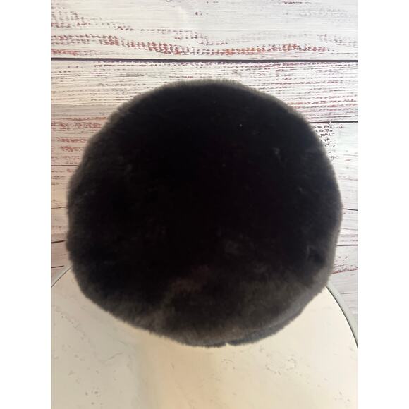 Ushanka faux fur hat black - Picture 5 of 12